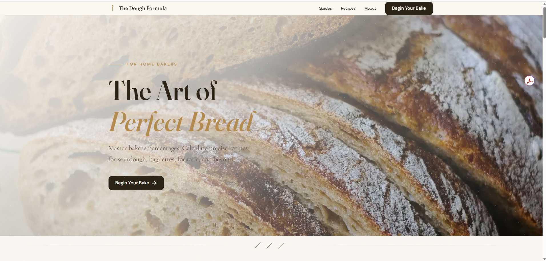 The Dough Formula & The Pizza Dough Formula (first site)